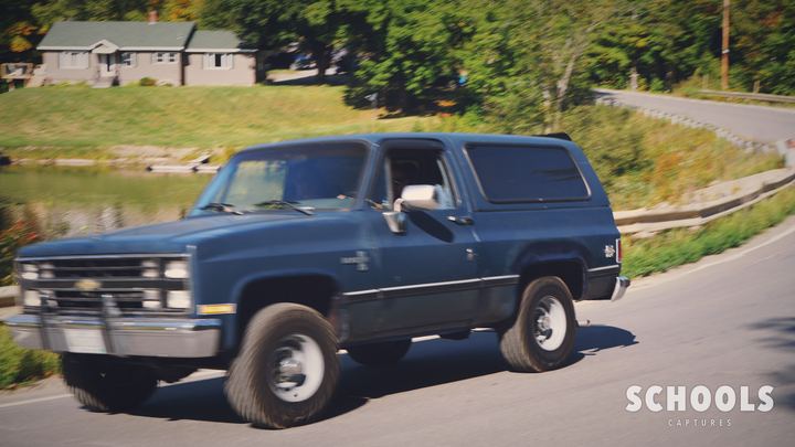 Dark blue K5 Blazer